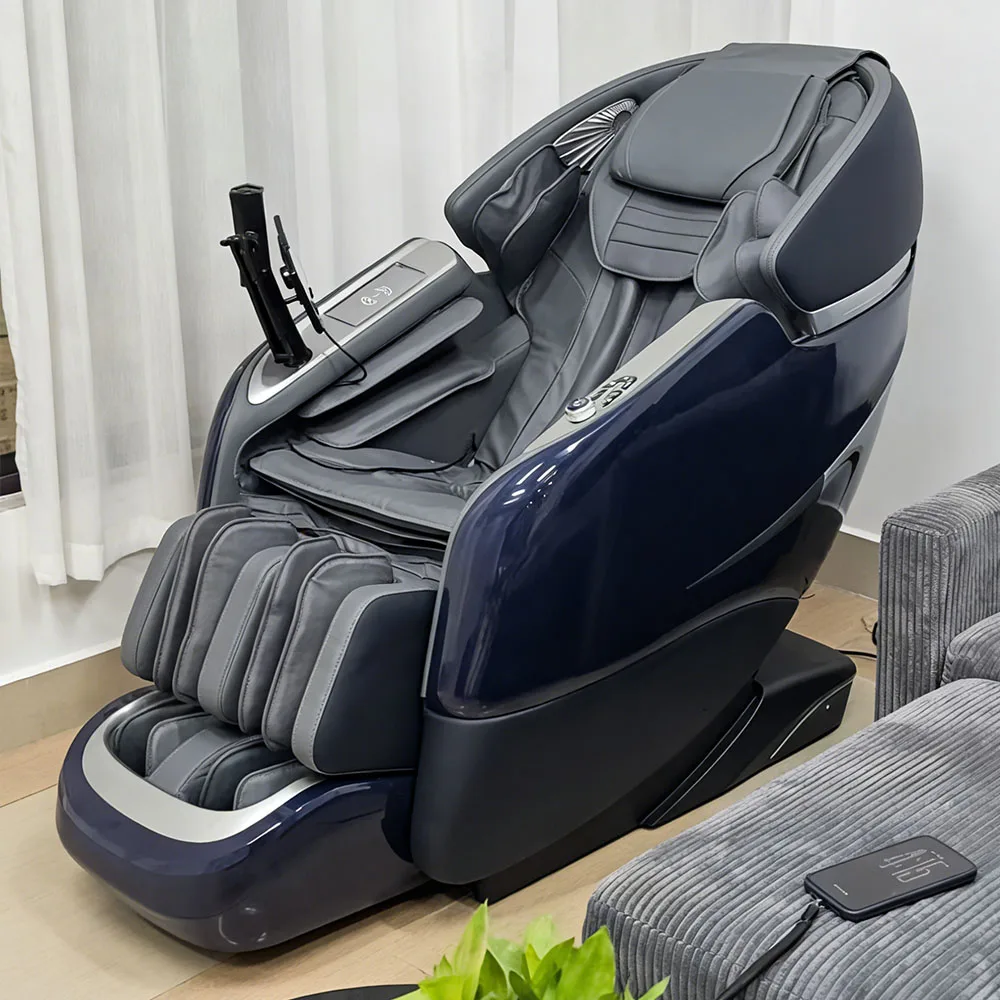 

Массажное кресло 4D Zero Gravity Luxury Smart Sofa с воздушно-компрессионным шиацу-массажем, подогревом и 4D-массажем шеи, головы, стоп и всего тела