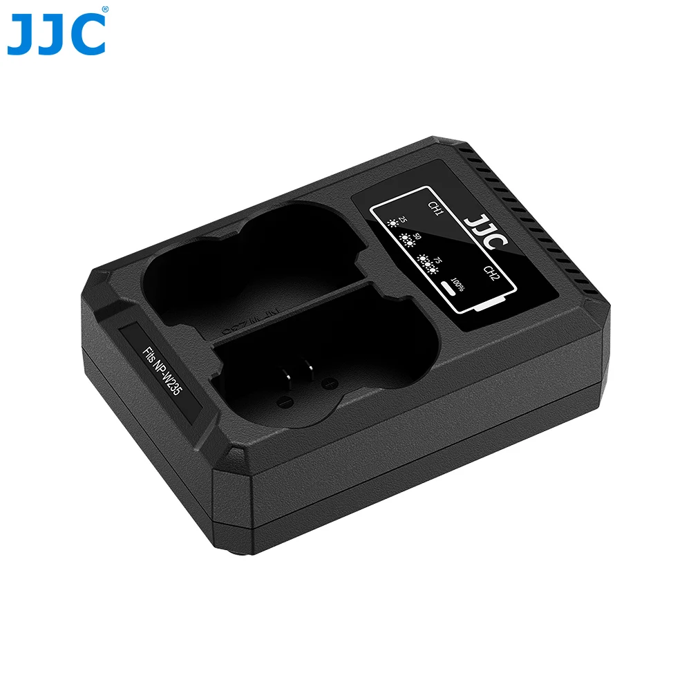 

Зарядное устройство для камеры JJC подходит для аккумуляторов Fujifilm NP-W235 для Fujifilm X-T5 X-T4 X-S20 X-H2S X-H2 GFX100RF GFX100S GFX50S