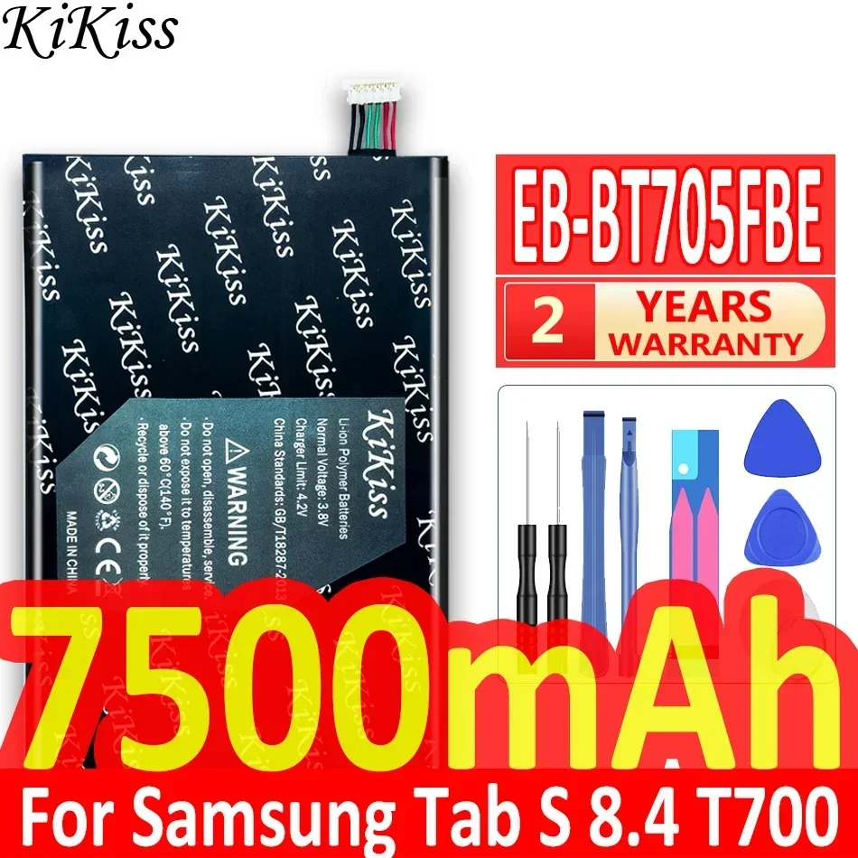 KiKiss Battery For Samsung Galaxy Tab S5e 10.5/S4 10.5/S3 9.7/S2 8.0/S 8.4 10.5/A2 10.5/A 10.1 2016 2019 9.7 8.0 7.0 Batteries