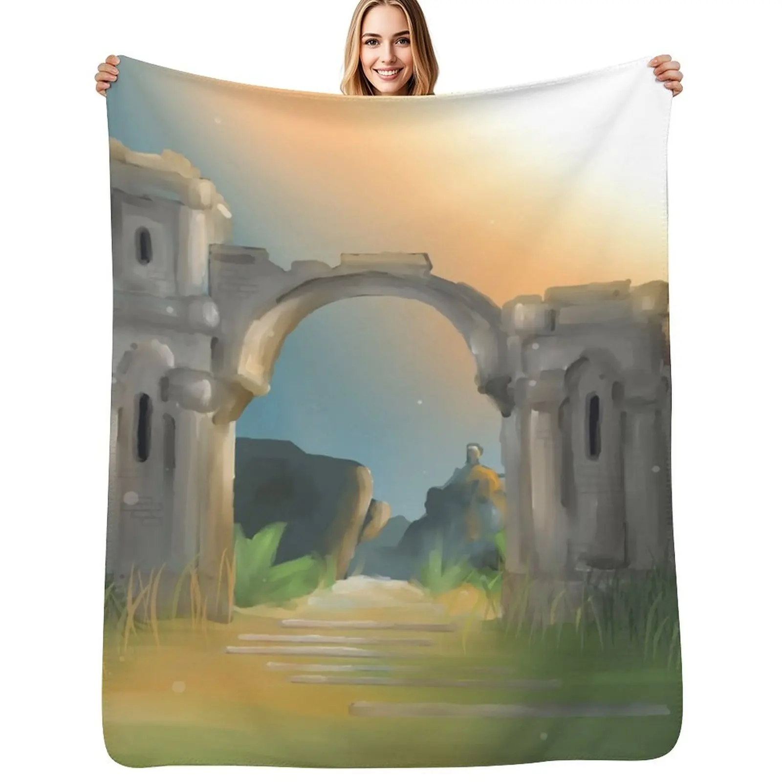 The Great Plateau Throw Blanket Nap for winter Giant Sofa Beach Blankets