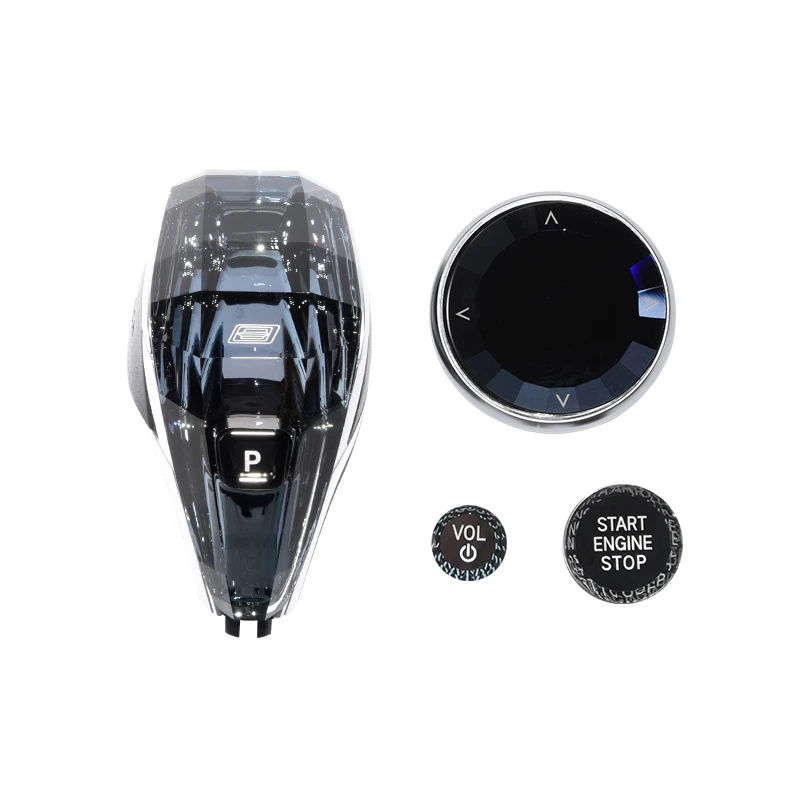 4-delige set Crystal Pookknop Hendel Voor BMW 3-serie X3 X4 X5 X6 F44 G20 G05 G06 G01 G02 G08 Automatische Crystal Gear Handvat