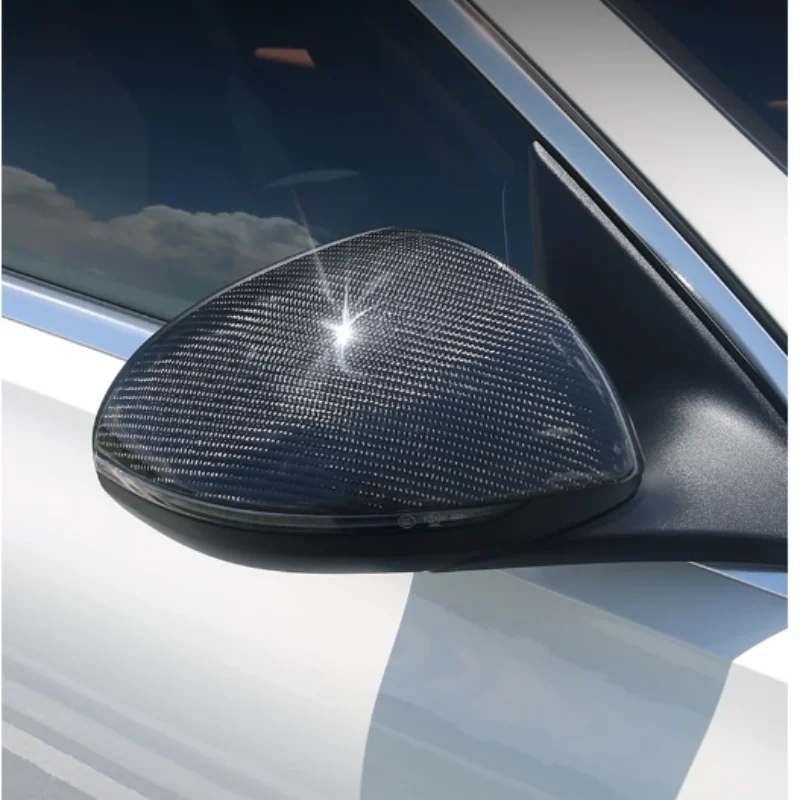

Fit for Mercedes-Benz C-Class W206 2022+ Reversing Mirror Housing Decorative Cover Accessories Real Carbon Fiber Mirror Cover