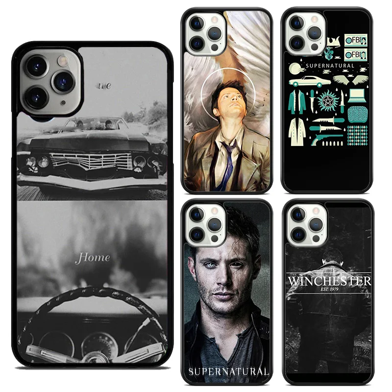 Supernatural Winchester Mobile Celular Phone Cases for iPhone 16 15 14 12 13 mini PLUS X XS XR 11 PRO MAX Coque Fundas