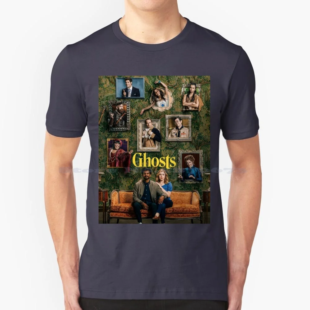 Ghosts Cbs T Shirt 100% Cotton Tee Cbs Ghosts Sam Jay Alberta Thorfinn Hetty Pete Sassappis Issac Trevor Flower Danielle