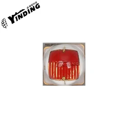 10PCS GH CSSRM3.24 High Power LED Lights, 646-666nm Red Light, Architectural Garden Lighting, Free SMD Reflow Soldering, 3W,