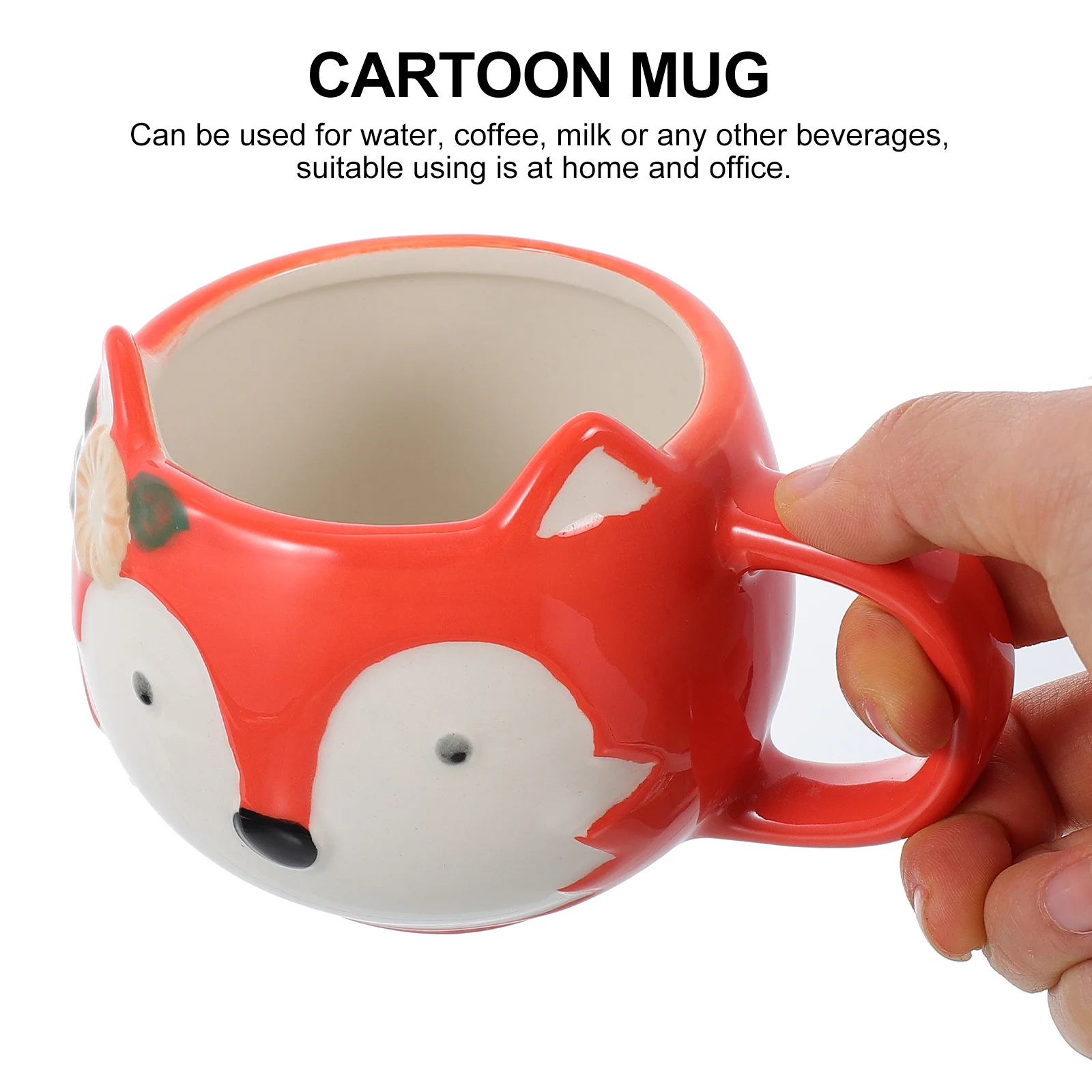 

Керамическая кофейная кружка с цветочным котом, милая мультяшная чашка для воды с лицом, чашка для напитков для дома и офиса, прекрасный креативный дизайн