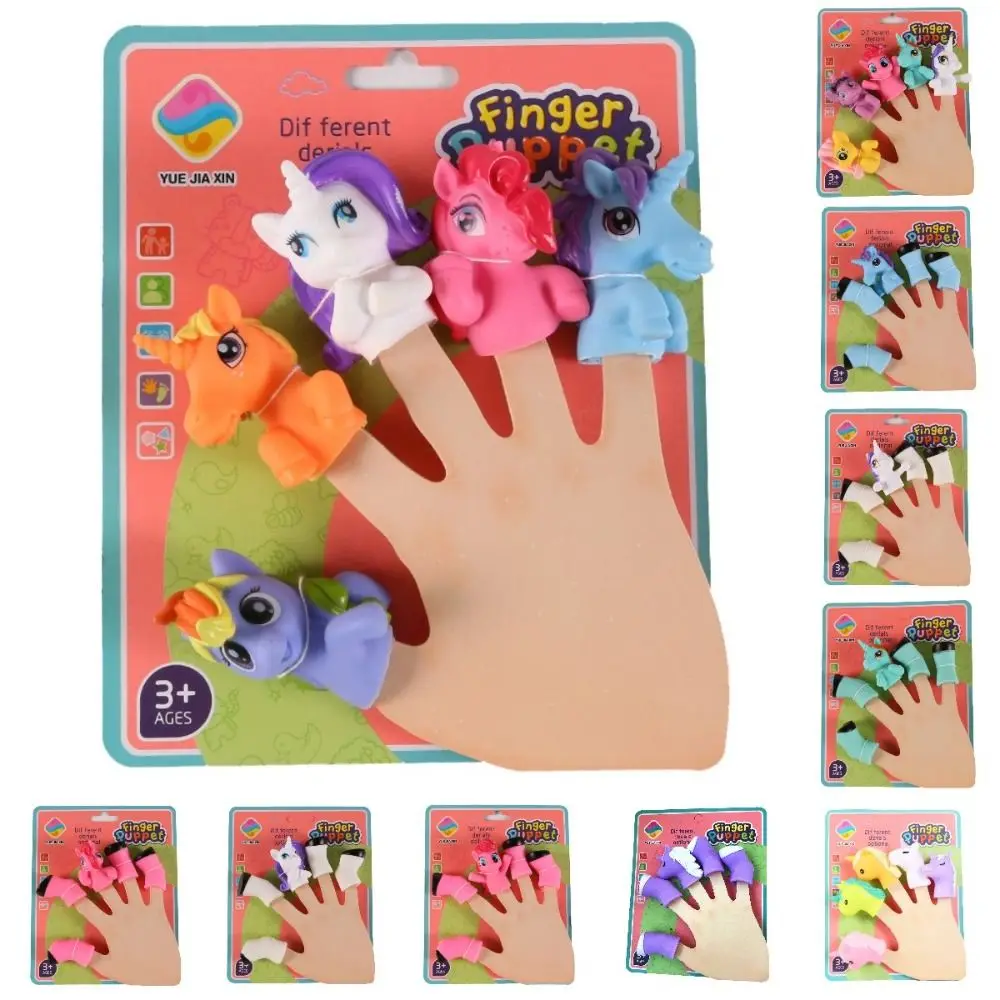 

5 шт., детский мультяшный кукла на палец