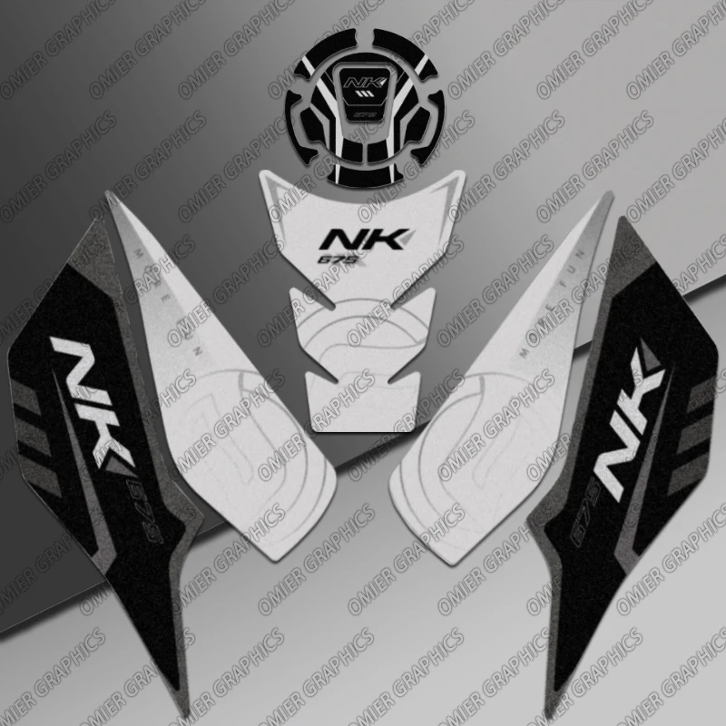 For CF MOTO 675NK CFMOTO NK 675 3M Tank Pad Motorcycle Protector Stickers Decals Accessories