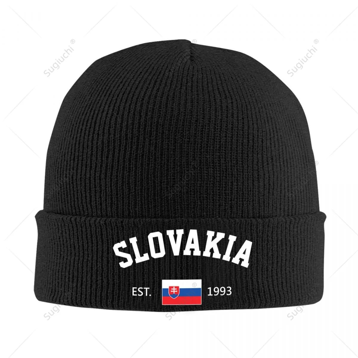 Knitted Hat Unisex Slovakia EST.1993 Independence Day For Men Women Boys Winter Autumn Beanie Cap Warm Bonnet