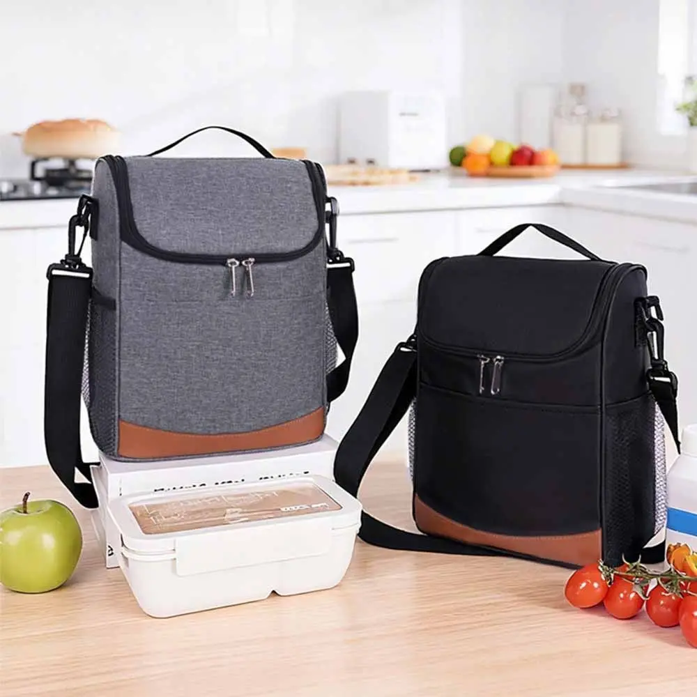Large Capacity Insulated Cooler Bags Thickened Portable Lunch Food Thermal Box Waterproof Durable Insulated Lunch Bag Hiking