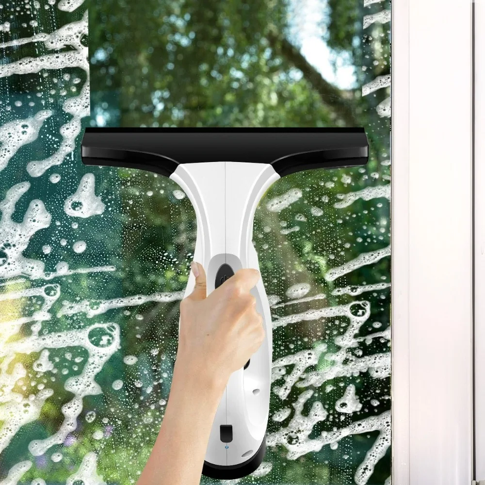 Highly Efficient Electric Glass Cleaner Multifunctional Plastic Handheld Window Scrubber Rechargeable Door Window Cleaner