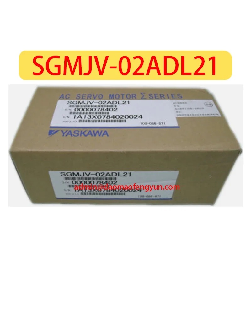 

SGMJV-02ADL21 Brand new Servo Motor SGMJV 02ADL21，Fast shipping