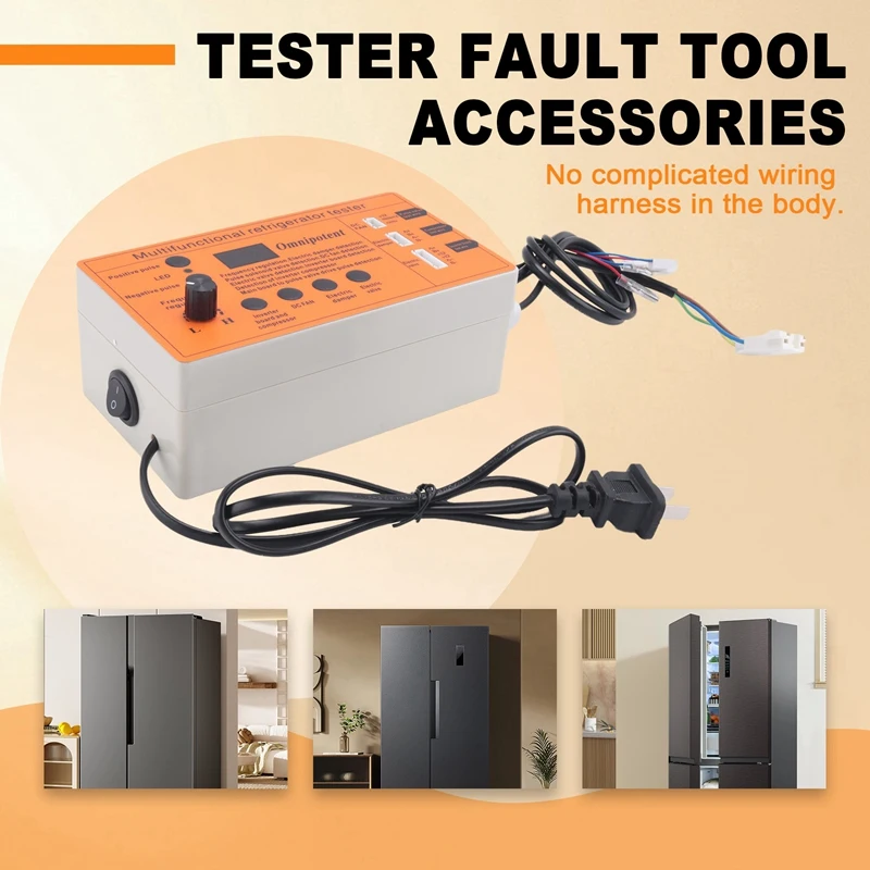 Aksesori Alat Kesalahan Penguji Katup Listrik Pintu Udara Kipas Katup Solenoid Kompresor Papan Inverter Kulkas