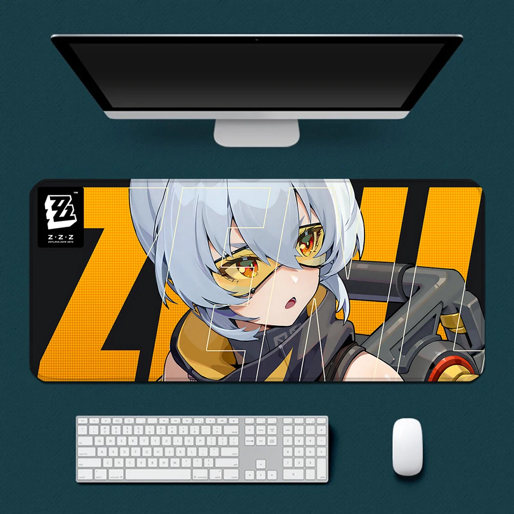 Hot Games Z-Zenless Zone Zero Mousepad Printing Computer Gamers Locking Edge Non-slip Mouse Pad XXL90x40cm Keyboard PC Desk Pad