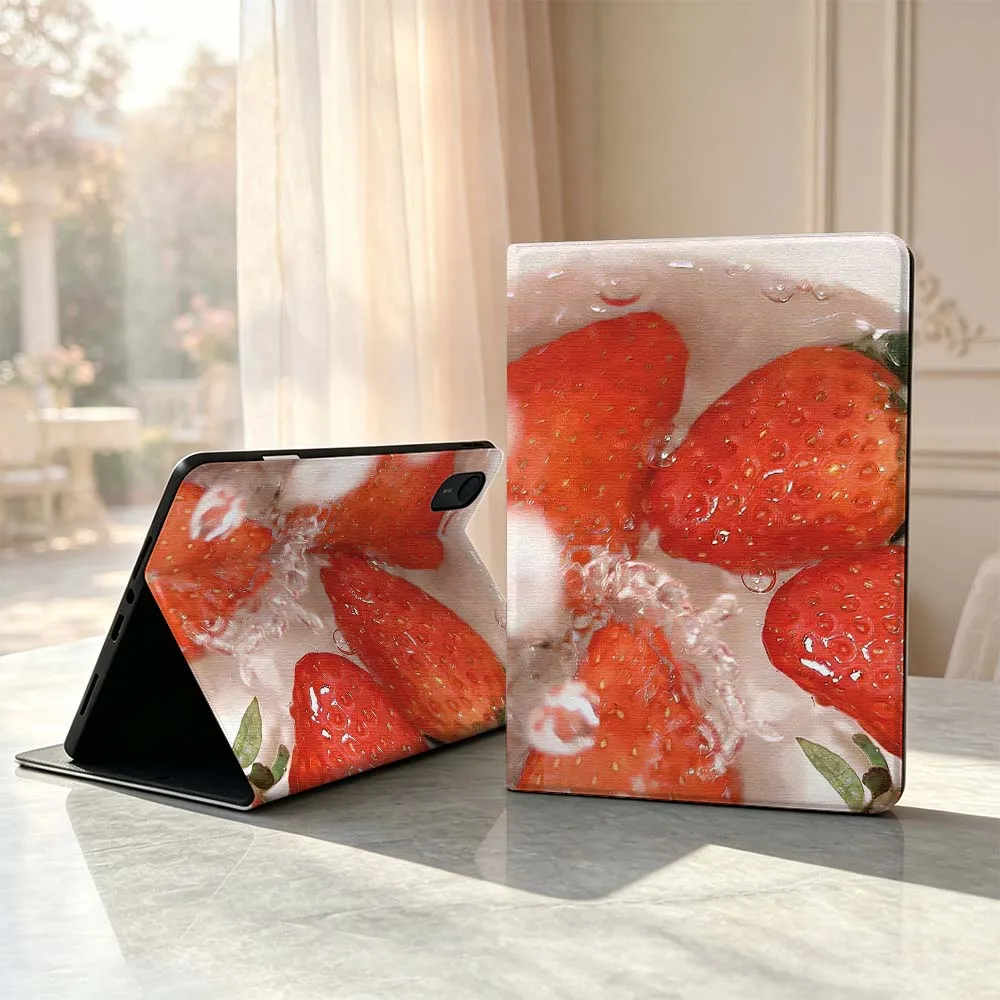 

Fresh Strawberry Water Soft For Lenovo Xiaoxin Pad Pro Tab P12 P11 11 11.2 11.5 10.6 inch K10 M10 Plus Tablet Case