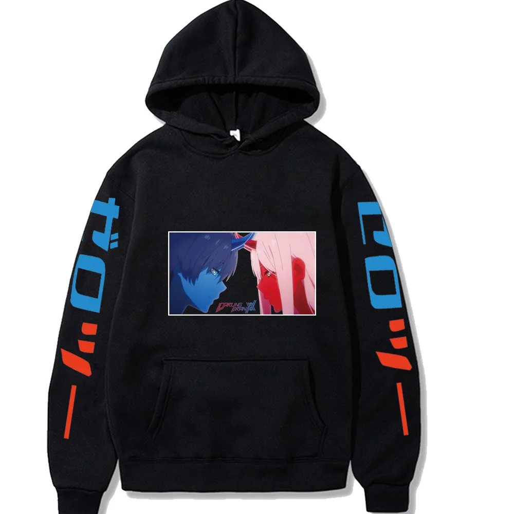 Японские толстовки с рисунком из аниме «любимый в Франции», «Zero Two», свитшоты, пуловеры в стиле Харадзюку, зимние мужские толстовки унисекс Японские толстовки с рисунком из аниме «любимый в Франции», «Zero Two», свитшоты, пуловеры в стиле Харадзюку, зимние мужские толстовки унисекс