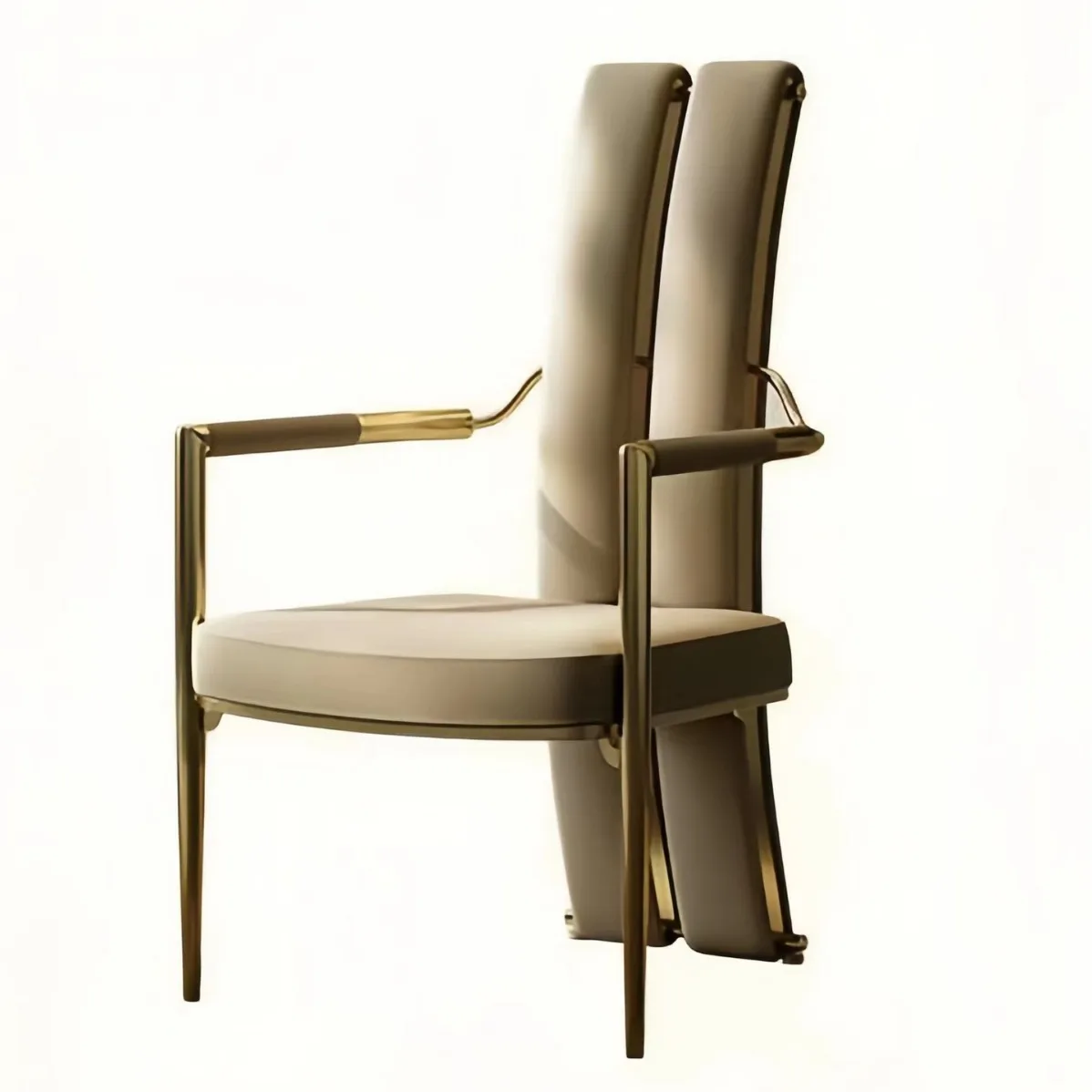 

Italian Light Luxury Tea Chair Master Chair Embroidered Steel Tea Chair Office tudy Tai Shi Modern House