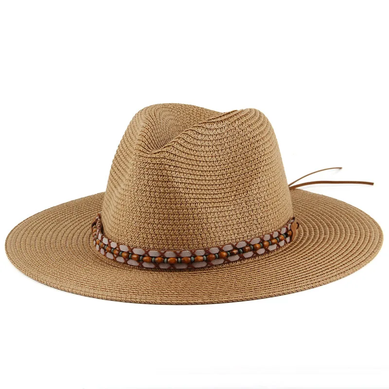 New Products: Men's And Women's Summer Sun-shading Straw Hats, Flip-up Panama Hats, Outdoor Casual British-style Hats