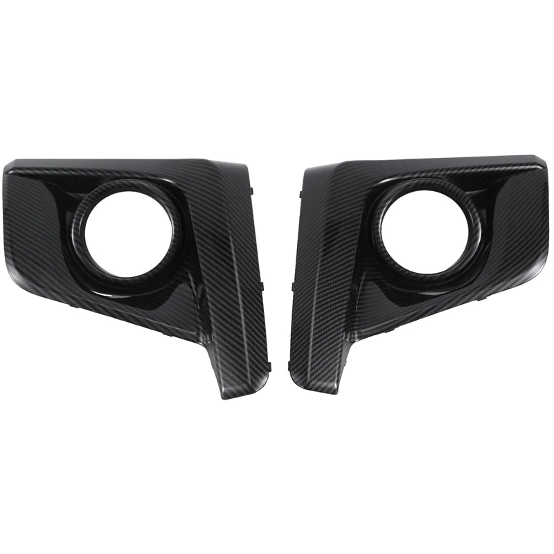 متفوقة الجبهة الوفير الضباب غطاء خفيف مصبغة الضباب مصباح الحافة غطاء لسوبارو-XV Crosstrek18-20 57731FL081 57731FL082 ألياف الكربون