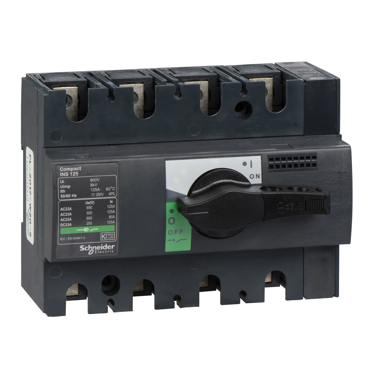 

Switch-disconnector Compact INS125 - 4 Poles - 125 a