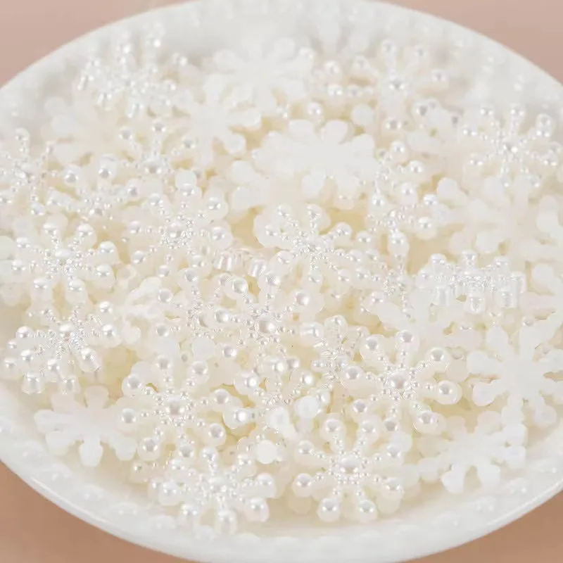 เกล็ดหิมะมุกสีเบจแฮนด์เมด 100  - Resin Craft Ideas บทวิจารณ์และราคา