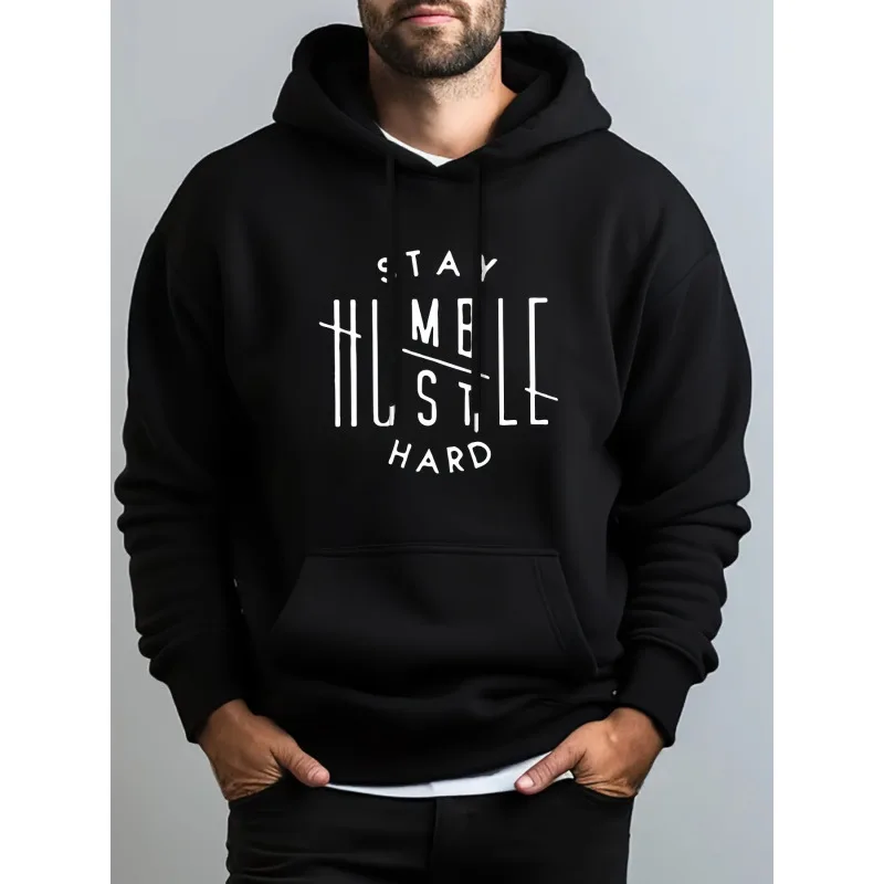 

Мотивационная толстовка с надписью Z 45727 Stay Humble, мужская уличная одежда, модная повседневная удобная толстовка для трансграничной торговли
