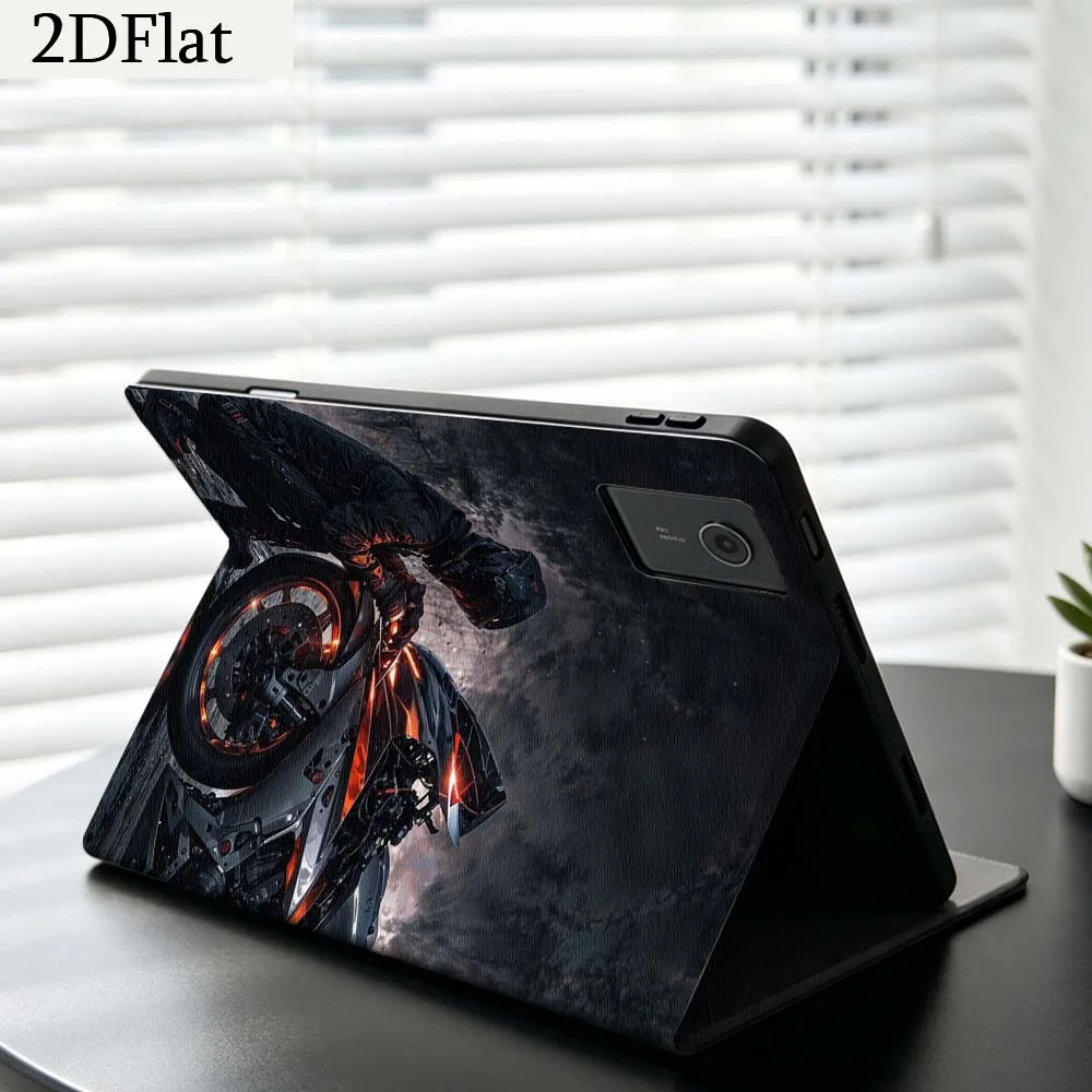 Biker Fixing Motorcycle Light For Lenovo Xiaoxin Pad Pro Tab K11 K10 Y900 3rd Y700 P11 P12 11.5 12.7 8.8 Inch Tablet Case Gift