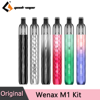 New Color GeekVape Wenax M1 Kit 800mAh Battery Vape Fit 0.8ohm Pod Cartridge 2ML Capacity Electronic Cigarette MTL Vaper