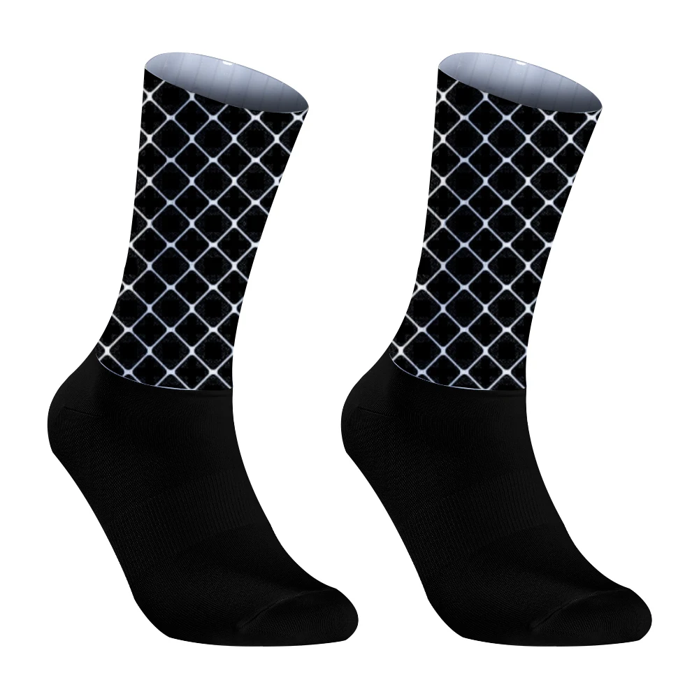 2024 neue Sommer Anti Slip Nahtlose Socken Atmungsaktive Radfahren Aero Bike Abgrifffeste Straße