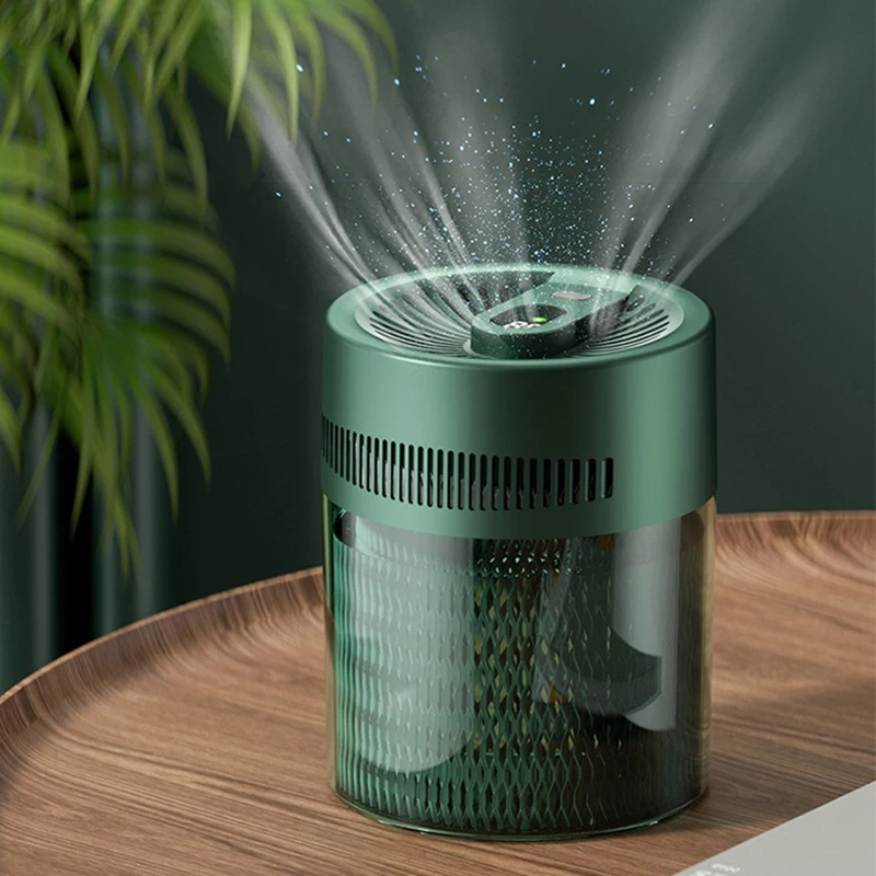 

2L Fog Free Large Capacity Humidifier Cold Evaporation Molecule Design USB Charging desktop large capacity humidifier