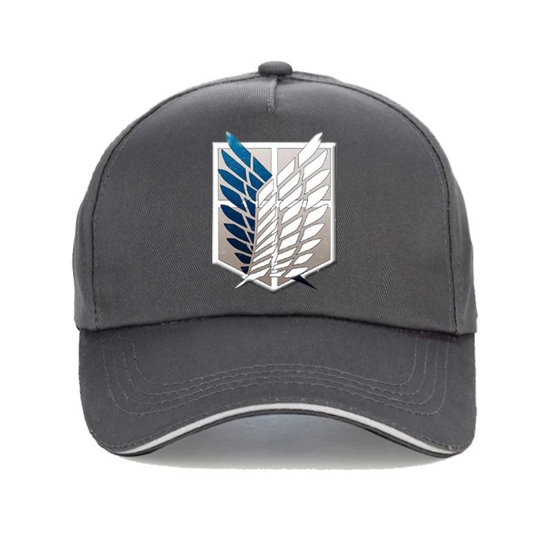 Chapéu do regimento de ariana aot 100% algodão impressão boné de beisebol feminino homens snapback chapéus ataque em titan gorras hombre