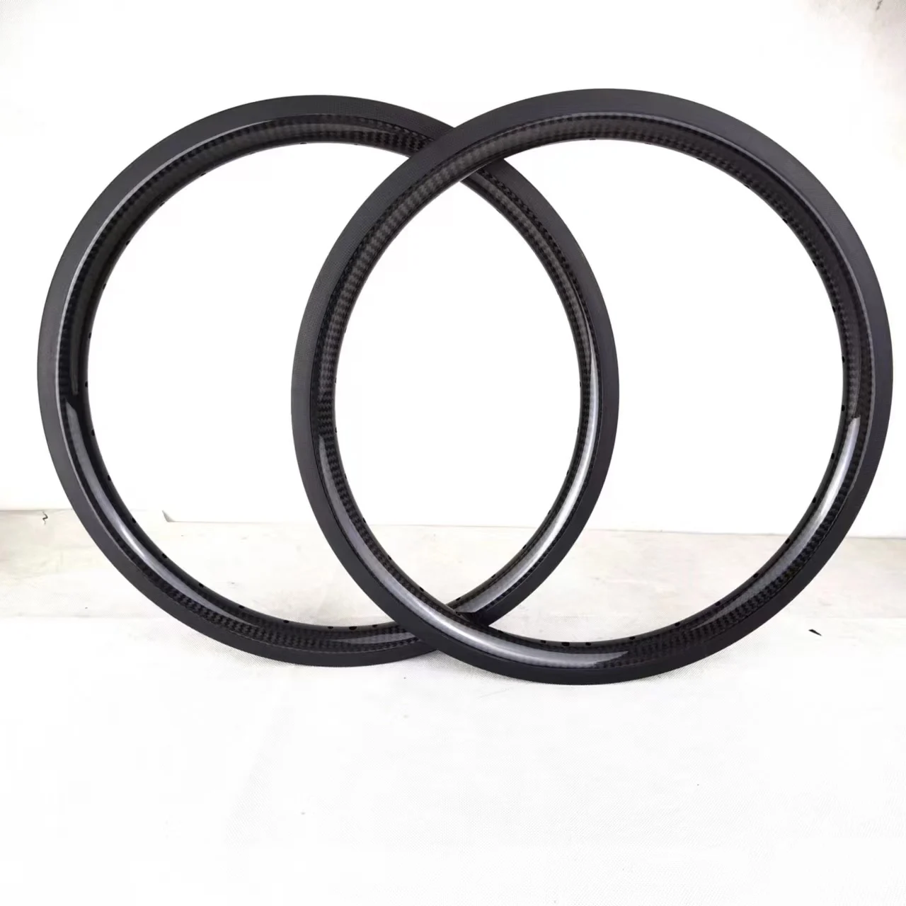 

20 "Carbon Fixed rims 406 Rims Folding Bike Wheels 50mm 25mm wide disc brake rims tubeless