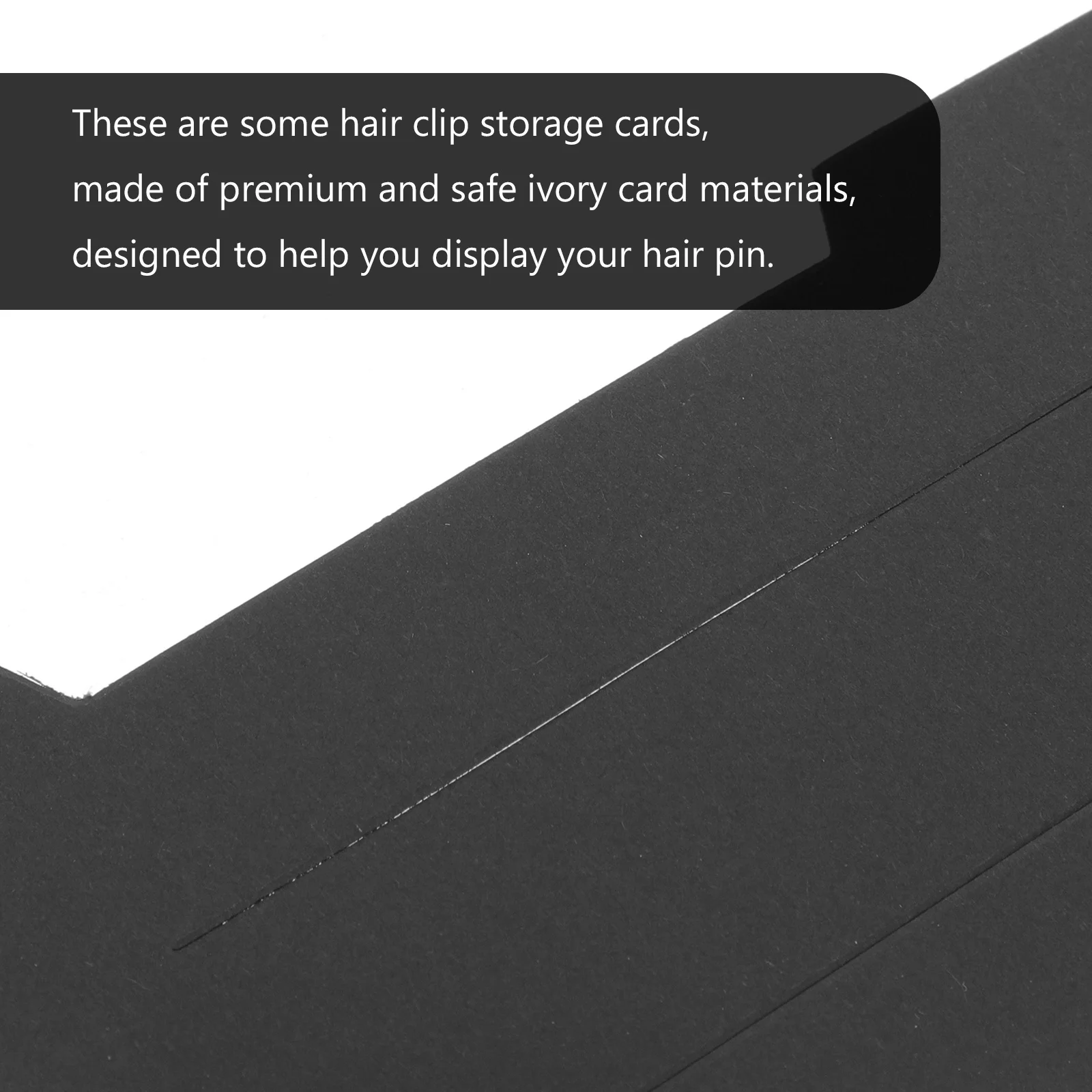 

100Pcs Hair Bow Display Cards Pre-Cut Hollow Design Hairpin Holder for Clear Visibility and Portable Storage Option