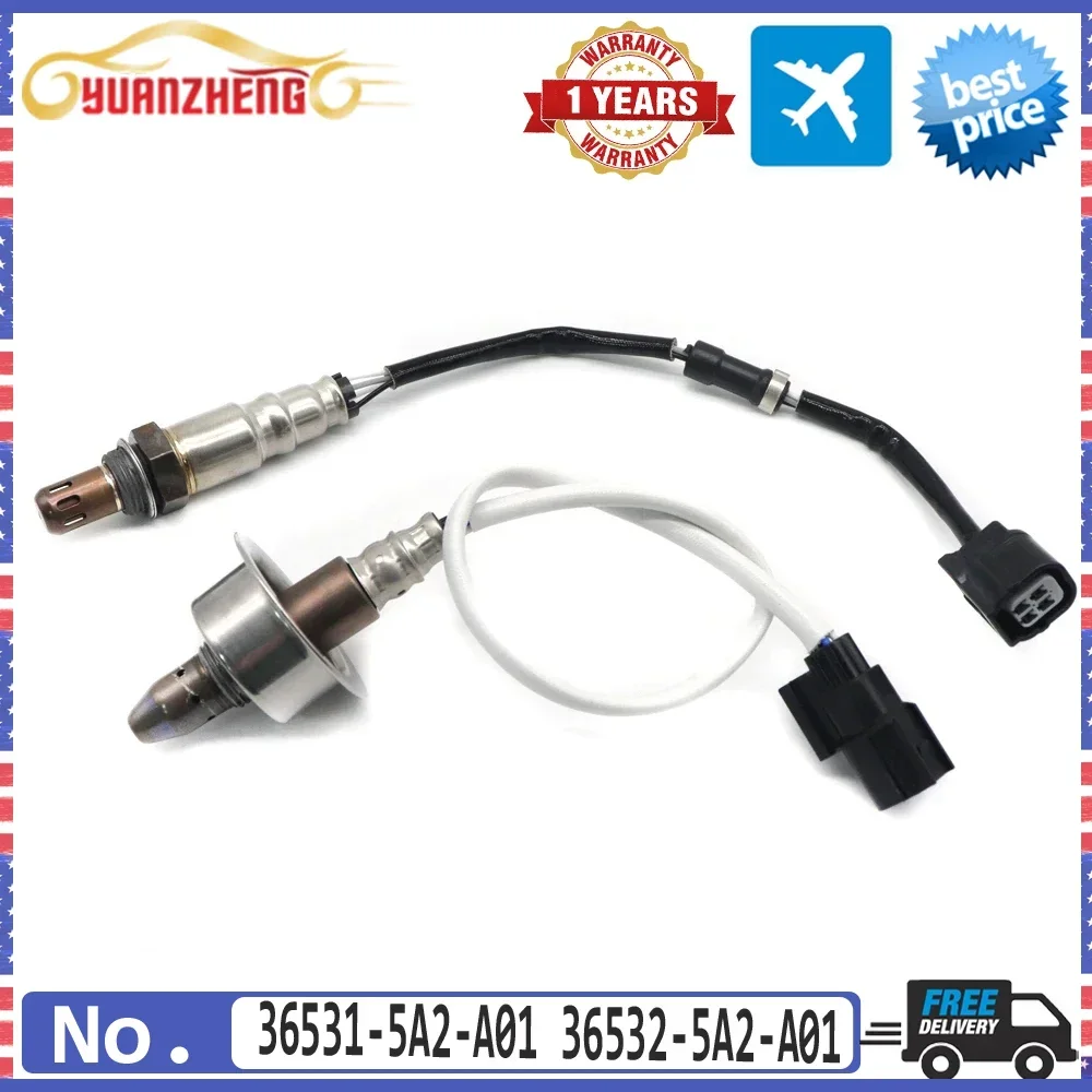 

2 шт. передний и задний соотношение воздуха и топлива Лямбда O2 датчик кислорода 36531-5A2-A01 36532-5A2-A01 для Honda Accord 13-17 Acura ILX TLX 15-20