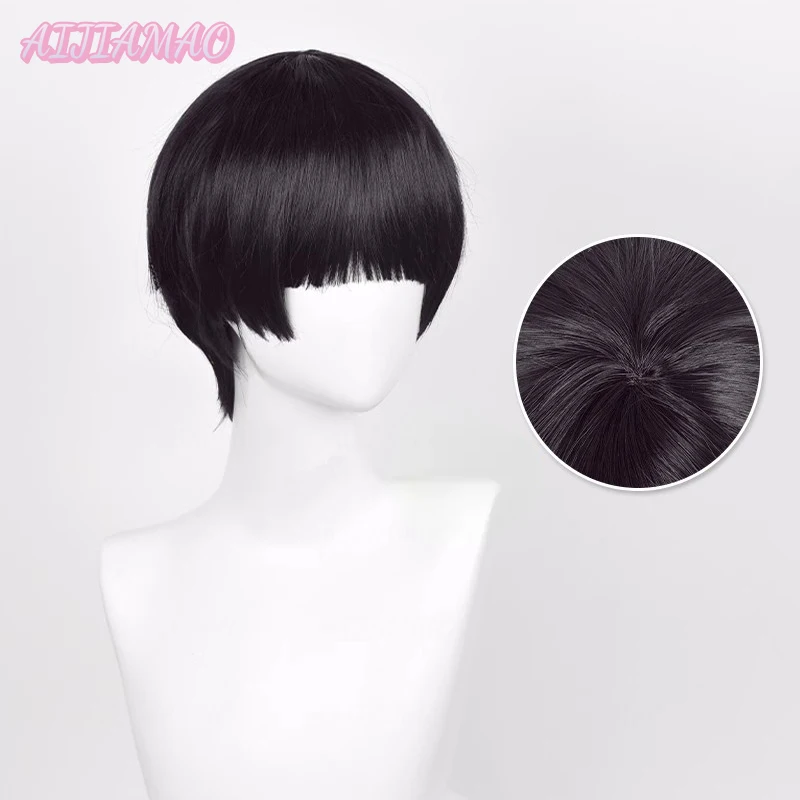 Reigen Arataka Shigeo Kageyama Cosplay Wig Heat Resistant Hair Party Cosplay Anime Wigs + Wig Cap