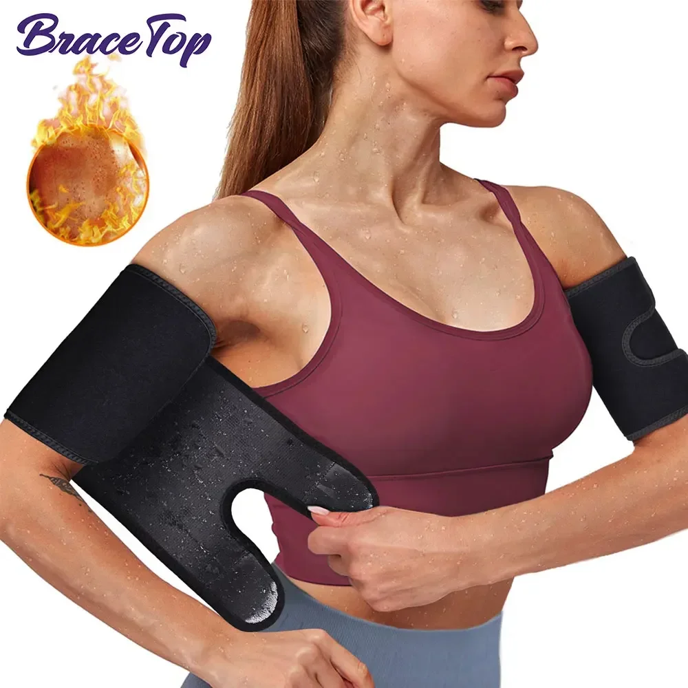 

1 PCS Sauna Sweat Arm Trimmer Bands Arm Sweat Bands for Women Weight Loss Arm Shaper Wraps for Workout Arm Bands for Flabby Arm