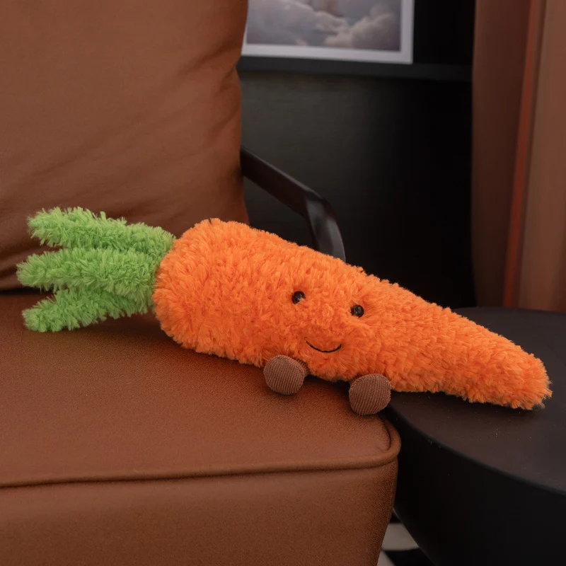 ตุ๊กตาผลไม้ซีรีส์ Fun Fruit แอปเปิ้ล บันดา แครอท มะม่วง ของเล่นน่ารัก มะนาว หมอน ของตกแต่ง ของขวัญสำหรับเด็ก