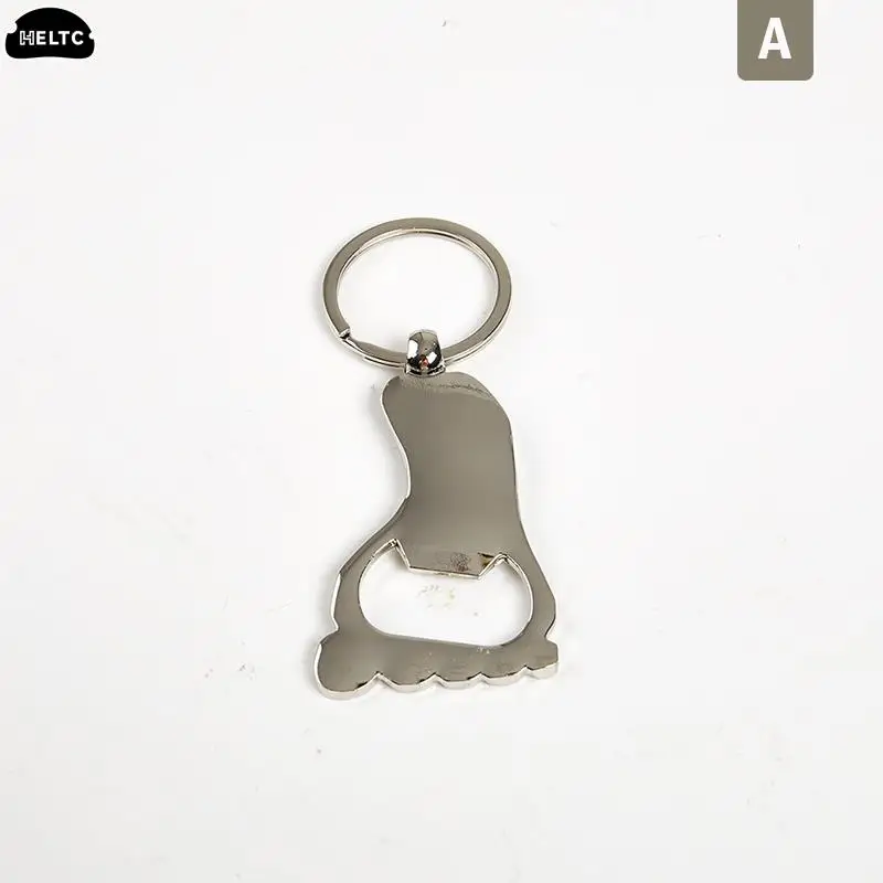 1pcs Metal Beer Keychain Bottle Opener Shark/Guitar Style Kitchen Accessories Wedding Party Favor Gifts For Guests