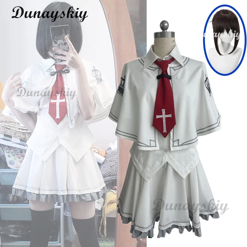 أزياء Subarashiki Hibi Vn Art Minakami Yuki التأثيرية شعر مستعار للنساء والرجال زي الحفلات ملابس لعب الأدوار في الهالوين