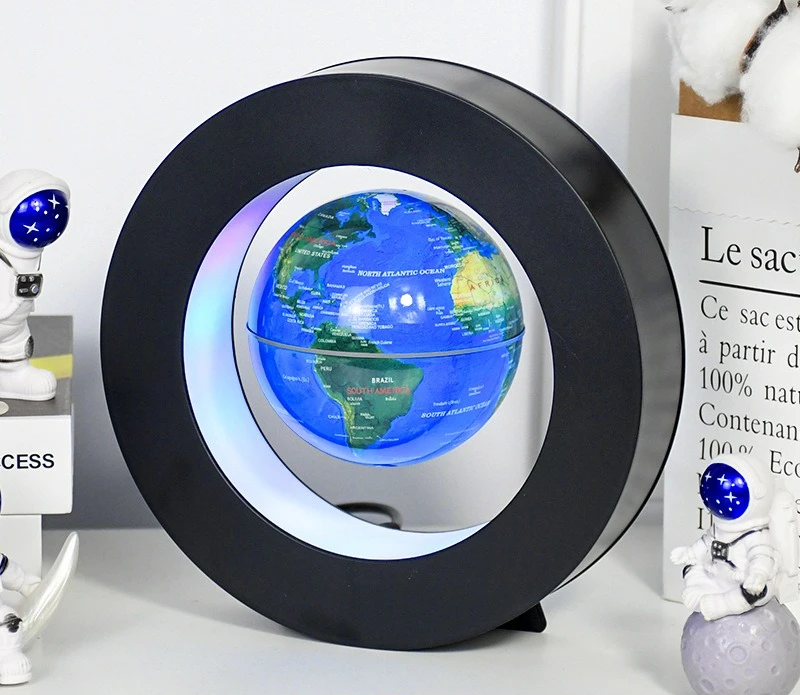 Russian Magnetic Levitation Globe Creative Graduation Gift Souvenir Luminous Magnetic Levitation Globe Ornament