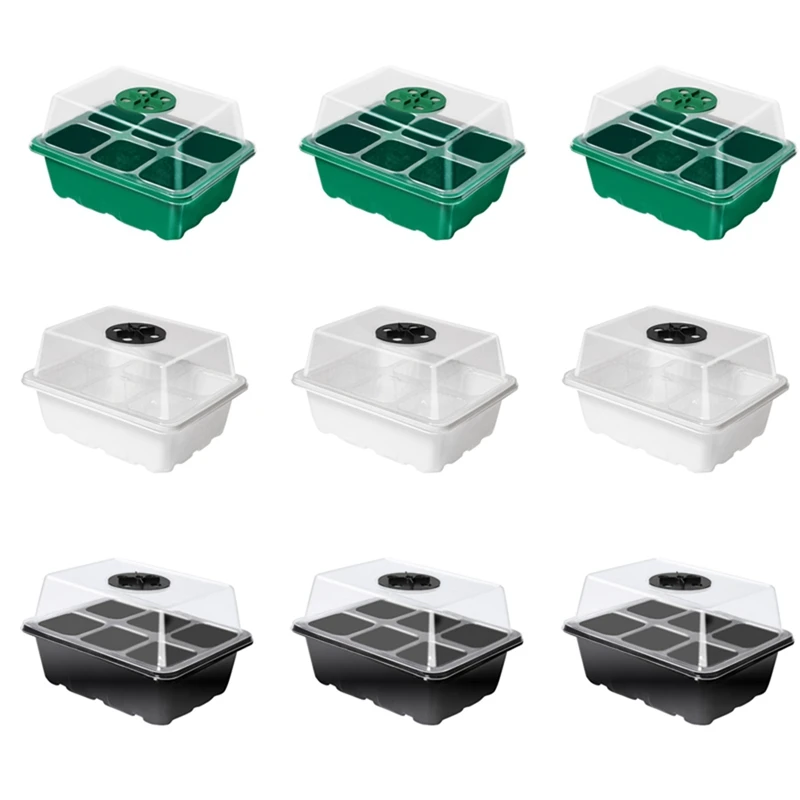 Seed Starting Kit With Adjustable Humidity Dome And Basic Plant Starting Kit Mini Greenhouse Germination Kit