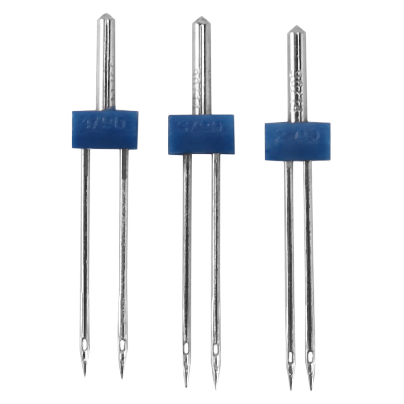 A7THK-24 Pieces Twin Needles, Double Twin Needles With Plastic Box For Sewing Machine, 3 Sizes Mixed 2.0MM, 3.0MM, 4.0MM