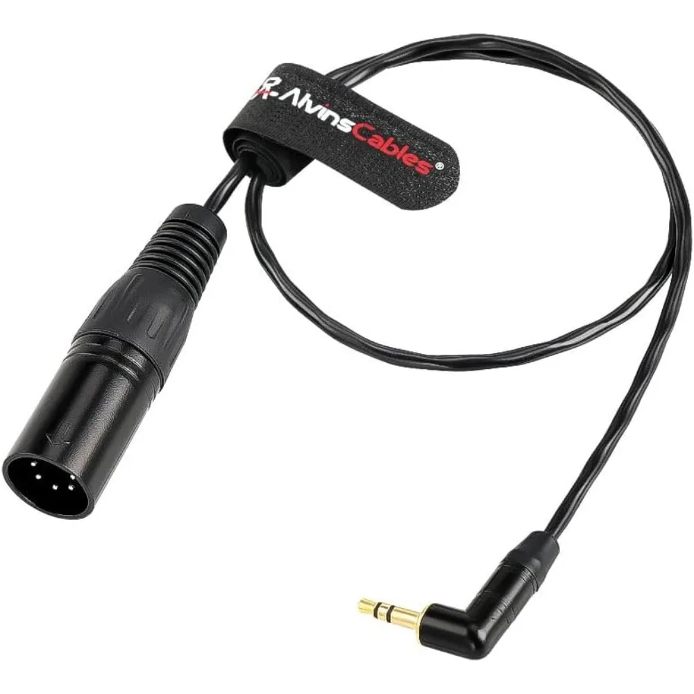 

Alvin’s Cables XLR 5 Pin Male to 3.5mm TRS Audio Cable for ARRI Alexa XT SXT Amira, for Sony Venice Camera, 50cm| 20inches