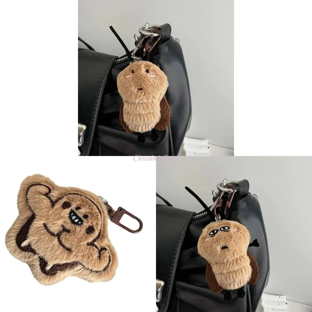 

Y1UB Simulation Cartoon Cockroach Keychain for Toy Accessories Gift Carnivals Prizes for Kids Backpack Children Gift