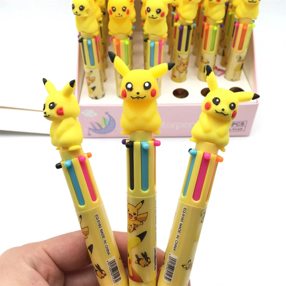 0.7mm Ainme Pokemon Pen Pikachu Cartoon Kawaii Gel Pen Cute Stationary Supplies Office Accessories Childern School Supplies Gift