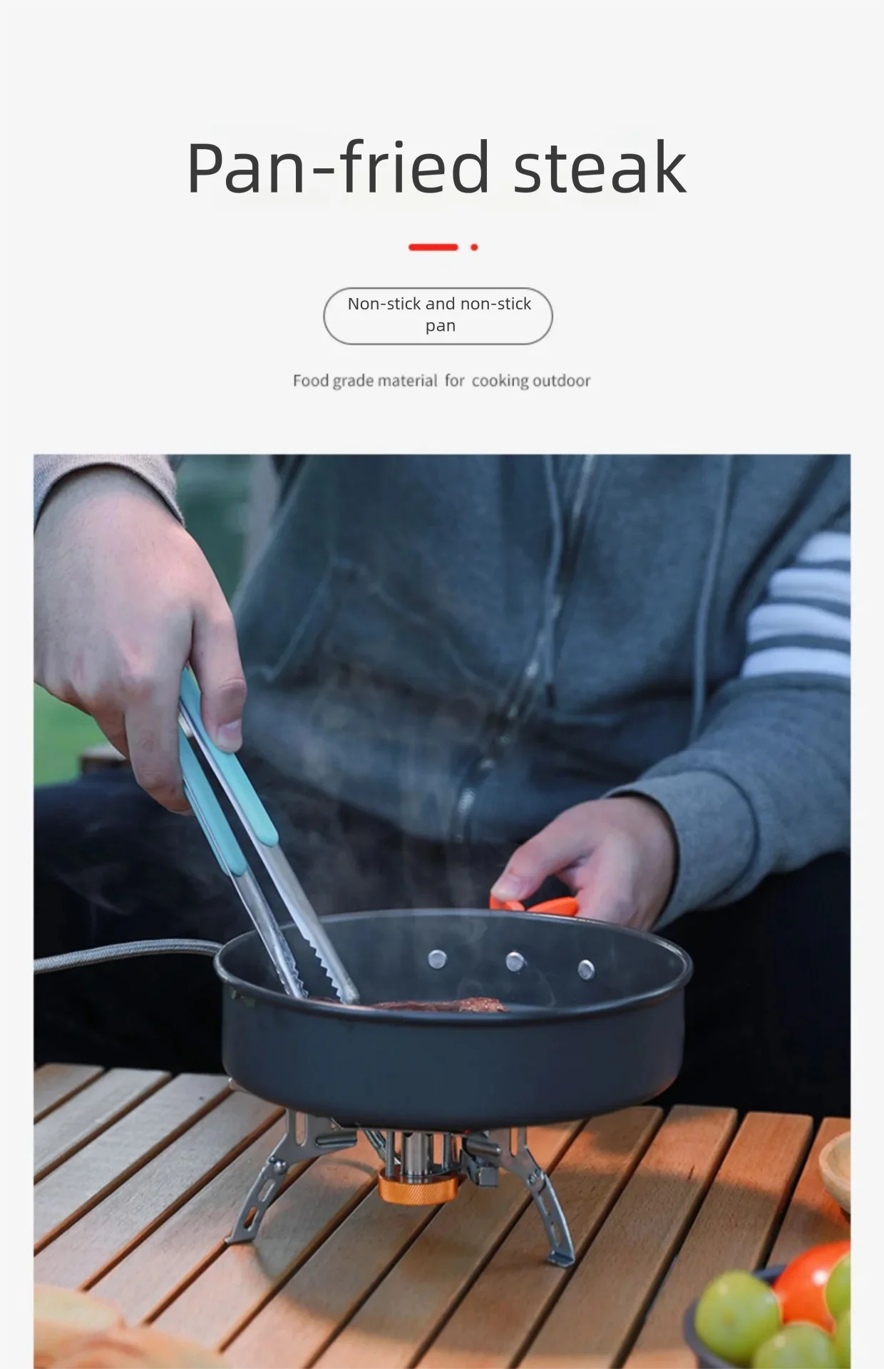 Camping Tableware Titanium Cauldron Outdoor Cooking Pot Frying Pan Picnic Kitchen Hiking Trekking Cookware Set Tourism