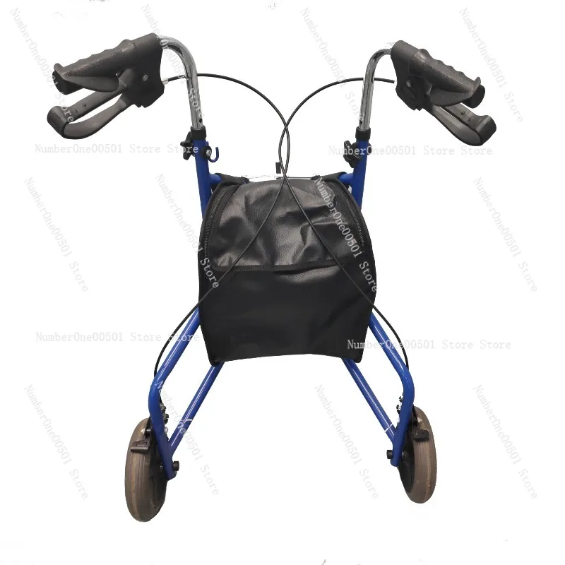 

Senior Citizen Mobility Aid Trike Lightweight Folding Shopping Cart Walking Assist Trolley