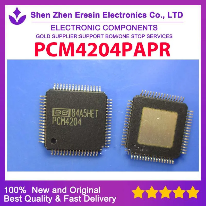 

Free shipping 5PCS/LOT PCM4204PAPR TQFP64 New and original