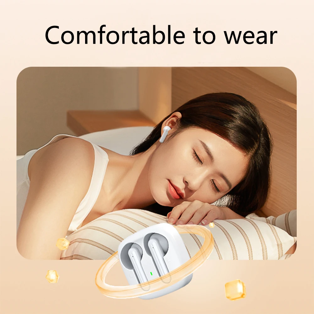 سماعات بلوتوث لهاتف آيفون 15 16 برو ماكس Xiaomi Samsung Lenovo سماعة رأس لاسلكية عمر بطارية طويل سماعات صوت محيطي #4