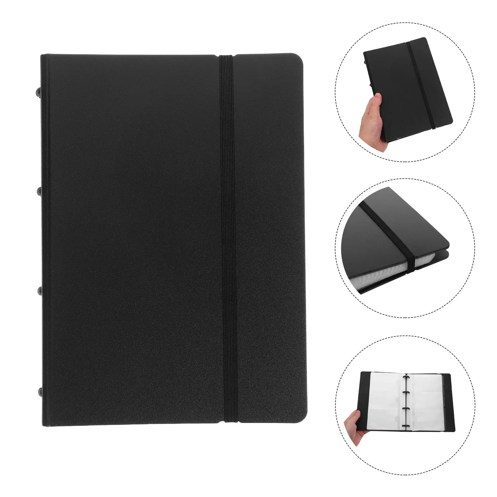 Clear Business Card Organizer Holder – PP Multi-Slot Card Storage for Name Cards